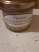 Mängden socker i Terrine de canard en duo aux oignons confits