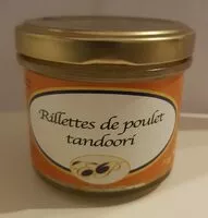 Mängden socker i Rillettes de poulet tandoori