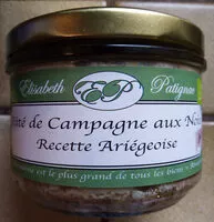 Mängden socker i Pate De Campagne Aux Noix Recette Ariegeoise Bio