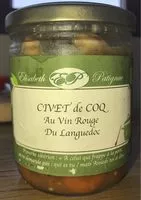Mängden socker i CIVET de COQ au vin rouge du Languedoc