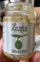 Mängden socker i Mets de Provence tapenade d'olives vertes