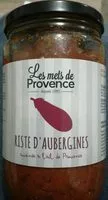 Mängden socker i Riste d'aubergines cuisinée à l'ail de Provence