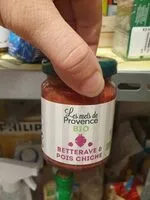 Mängden socker i Betterave et pois chiches