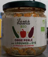 Mängden socker i Orge perlé aux légumes d’été