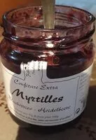 Mängden socker i Confiture extra myrtille