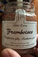 Mängden socker i Gelée extra framboises