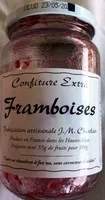 Mängden socker i Confiture extra framboises