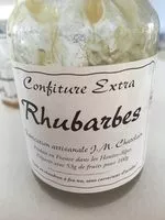 Mängden socker i Confiture extra rhubarbe