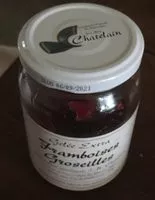 Mängden socker i Gelée extra framboises groseille
