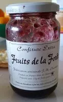Mängden socker i Confiture Extra Fruits De La Foret 420g