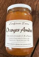 Mängden socker i Confiture extra Oranges ameres
