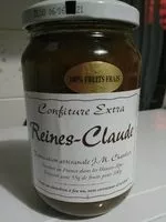 Mängden socker i Confiture extra reine-claude