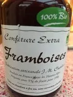 Mängden socker i Confiture extra framboise