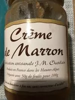 Mängden socker i Creme de marron