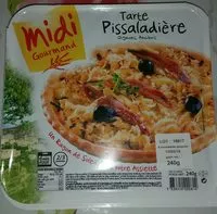 Mängden socker i Tarte pissaladière oignons, anchois