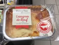 Mängden socker i Lasagnes de boeuf