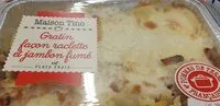 Mängden socker i Gratin façon raclette et jambon fumé