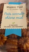 Mängden socker i Petits cannelés chèvre miel