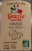 Mängden socker i Ravioli aux cèpes