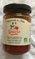 Mängden socker i Sauce tomate aux pignons de pin