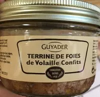 Mängden socker i Terrine de Foies de Volaille Confits