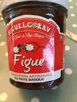 Mängden socker i Confiture de figues