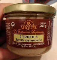 Mängden socker i 2 Tripoux Recette Aveyronnaise