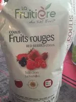 Mängden socker i Coulis fruits rouges