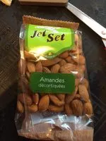 Mängden socker i Amandes décortiquées