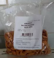 Mängden socker i Amandes décortiquées