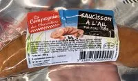 Mängden socker i Saucisson à l'ail pur porc fumé