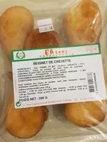 Mängden socker i Beignet de crevette