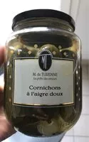 Mängden socker i Cornichons à l'aigre doux