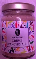 Mängden socker i Creme d’anchoiade