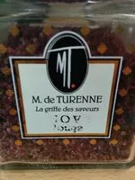 Mängden socker i M. de TURENNE