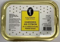 Mängden socker i Sardines au citron