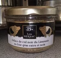 Mängden socker i Délice de cul noir du Limousin au foie gras extra et noix