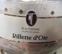 Mängden socker i Rillette d'oie