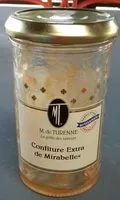 Mängden socker i Confiture Extra de Mirabelles