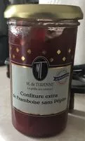 Mängden socker i Confiture extra de framboise sans pepins