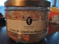 Mängden socker i Terrine de canard au magret fumé