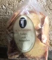 Mängden socker i Tuiles aux Amandes