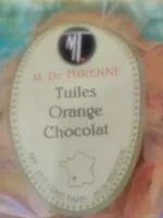 Mängden socker i Tuiles orange chocolat