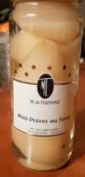 Mängden socker i Mini poires au sirop