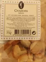 Mängden socker i Croûtons natures