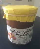 Mängden socker i Confitures ardechoises Mirabelle