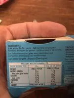 Mängden socker i Pechalou, Yaourts au lait entier aromatises vanille