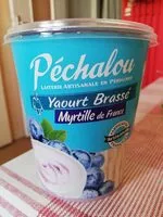 Mängden socker i Yaourt brassé Myrtille de France