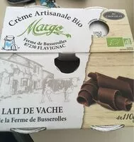 Mängden socker i Creme artisanale bio Margo