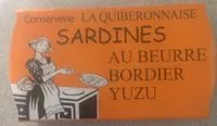 Mängden socker i Sardines au beurre bordier Yuzu